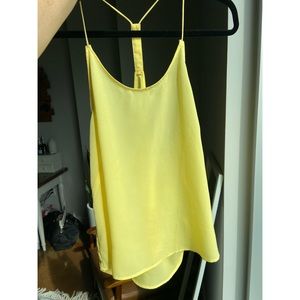 H&M Yellow Tank Size 10